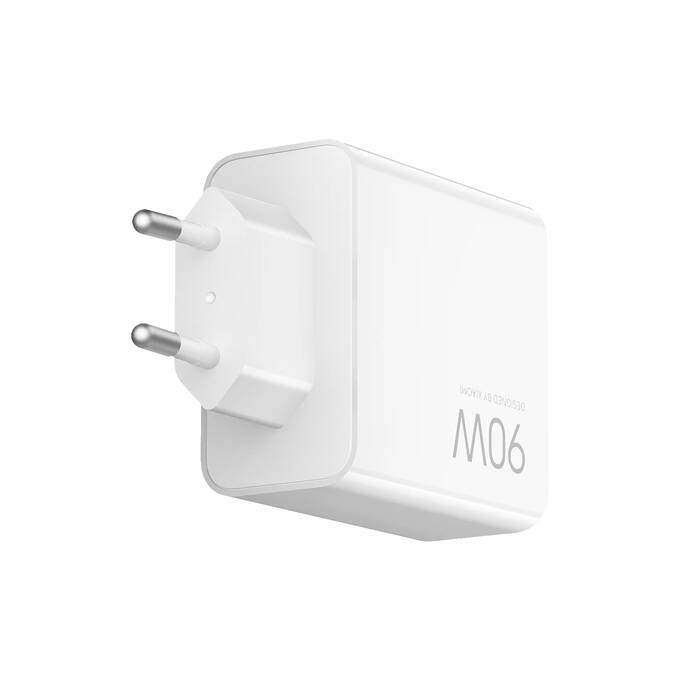 Xiaomi 90W HyperCharge Power Adapter (3-Port) EU 2x USB-C + 1x USB-A Hızlı Şarj Adaptörü