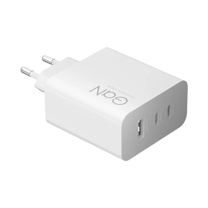Xiaomi 90W HyperCharge Power Adapter (3-Port) EU 2x USB-C + 1x USB-A Hızlı Şarj Adaptörü